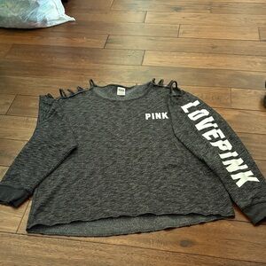 Victoria Secret Gray Love Pink Sweatshirt